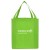 Logo Imprinted Reusable shopping bags- Saturn Jumbo Non-Woven Tote - Lime Green